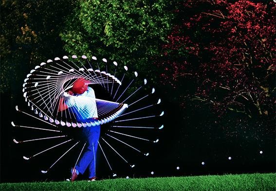 Le golfeur par michel hans